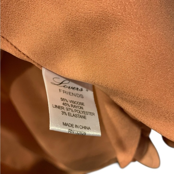 LOVERS + FRIENDS Love Letter Cold-Shoulder V-Neck Wrap Dress - Picture 8 of 8